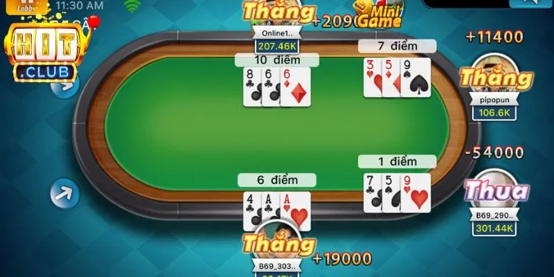 Đối chiếu giá trị các quân khi chơi bài 3 cây online 