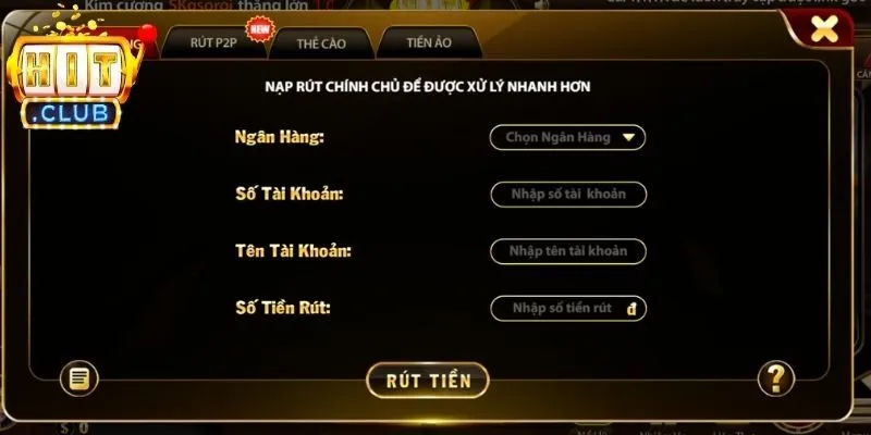 Check thông tin tài khoản chính chủ trước khi rút