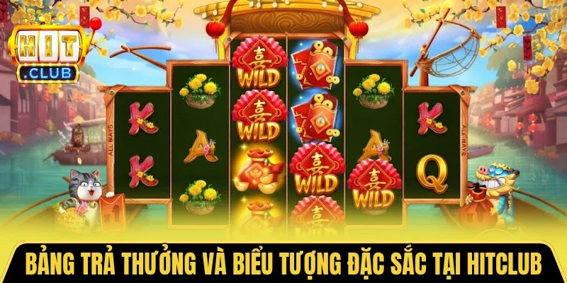 Bảng trả thưởng và biểu tượng đặc sắc tại HITCLUB