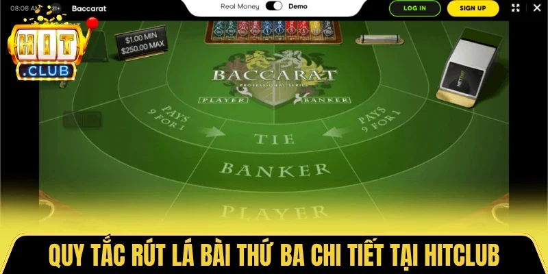 Quy tắc rút lá bài thứ ba chi tiết tại HITCLUB